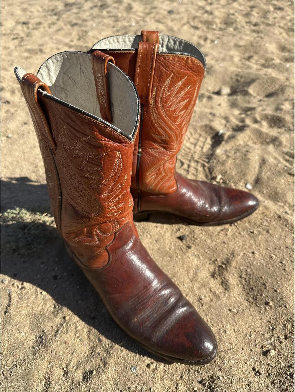 Size 11B Acme Made in Italy Cowboy Boots